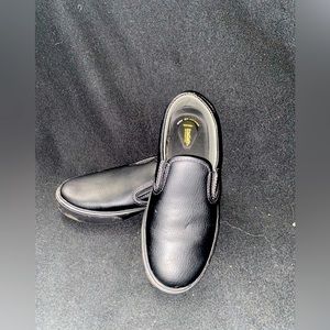 Black Non-Slip Loafer Slip On Vans Style